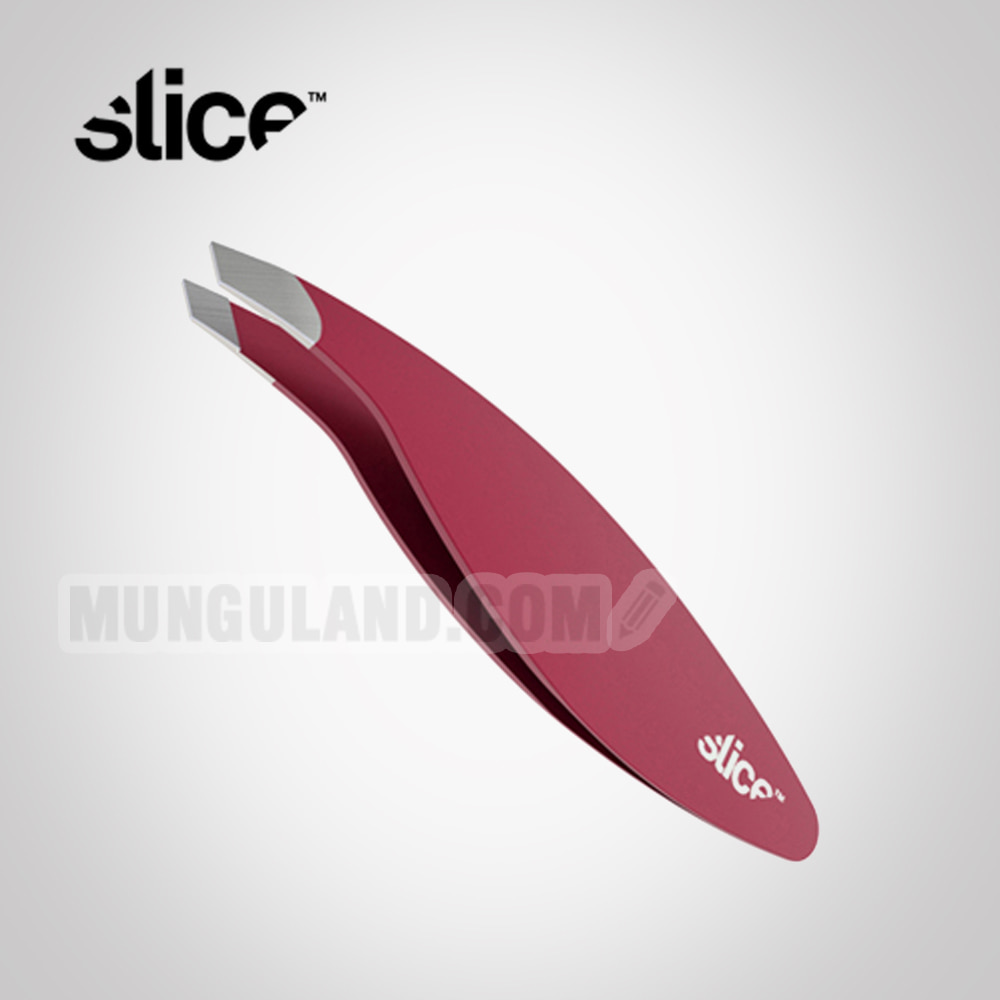 Slice Slanted Soft Touch Tweezers 슬라이스 슬랜티드 소프트터치 트위저스 족집게