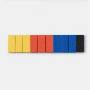 팔로미노 블랙윙 연필 155 리필 10개입 (노랑3+레드3+블루3+블랙1)